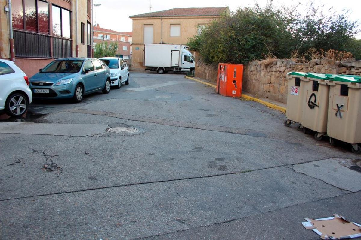 Vista de la calle Santa Ana, una de las que se adecentará