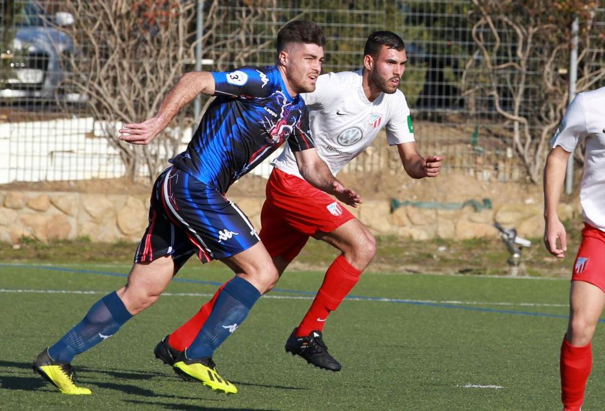 El futbolista salmantino Juanan del Álamo durante un partido con el Zamora