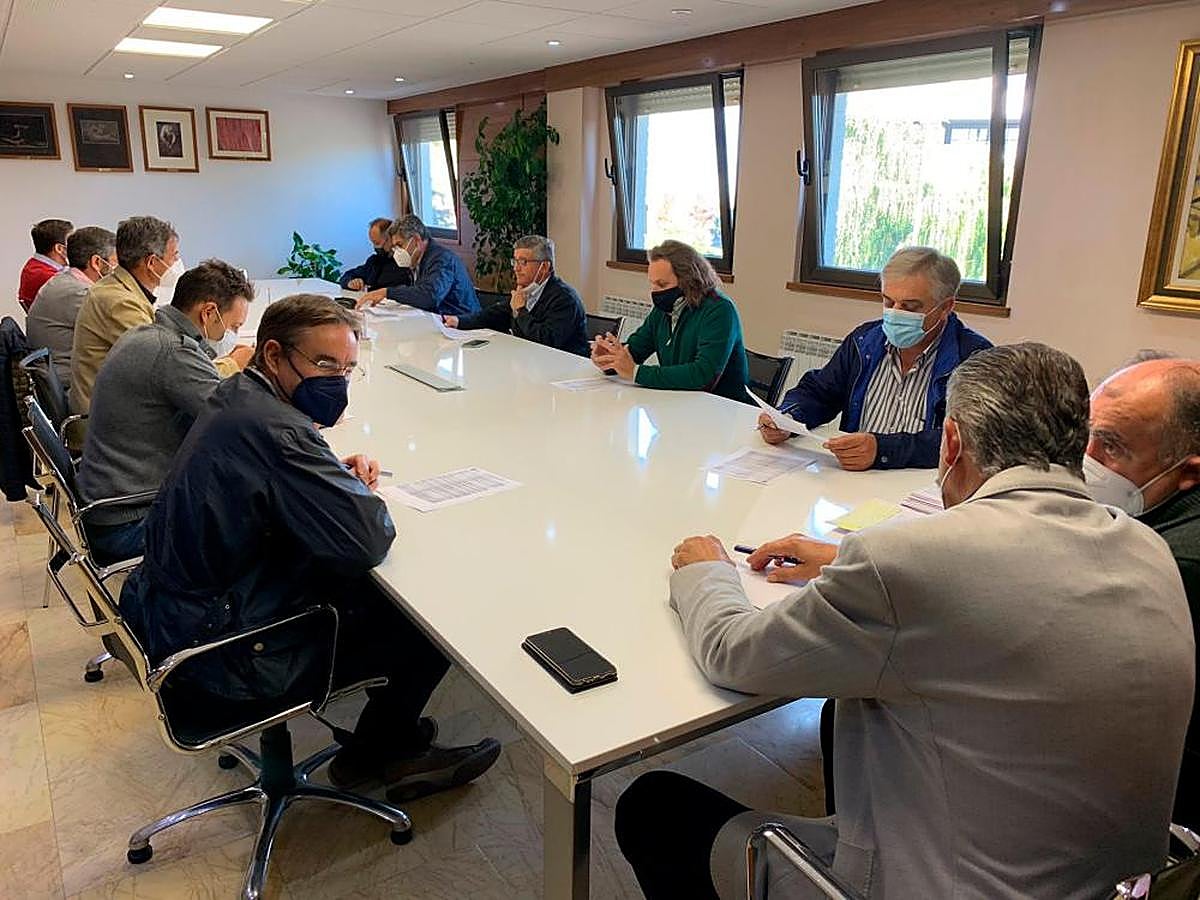 Mesa del cereal en el mercado de Salamanca.