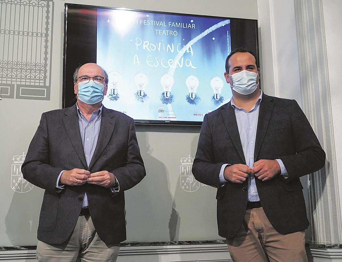 José Ramón González y David Mingo, en la presentación del I Festival “Provincia a Escena”