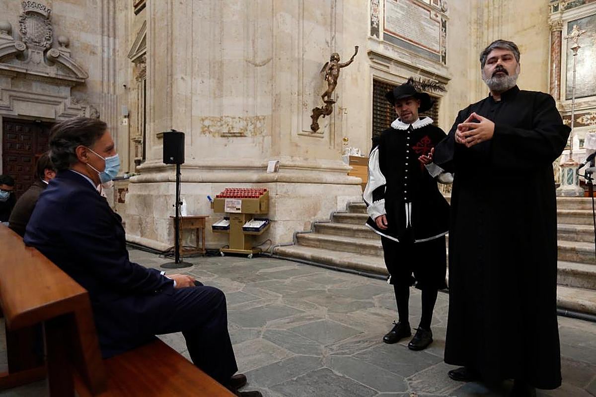 Carbayo en la presentación de ‘Las llaves de la ciudad’.