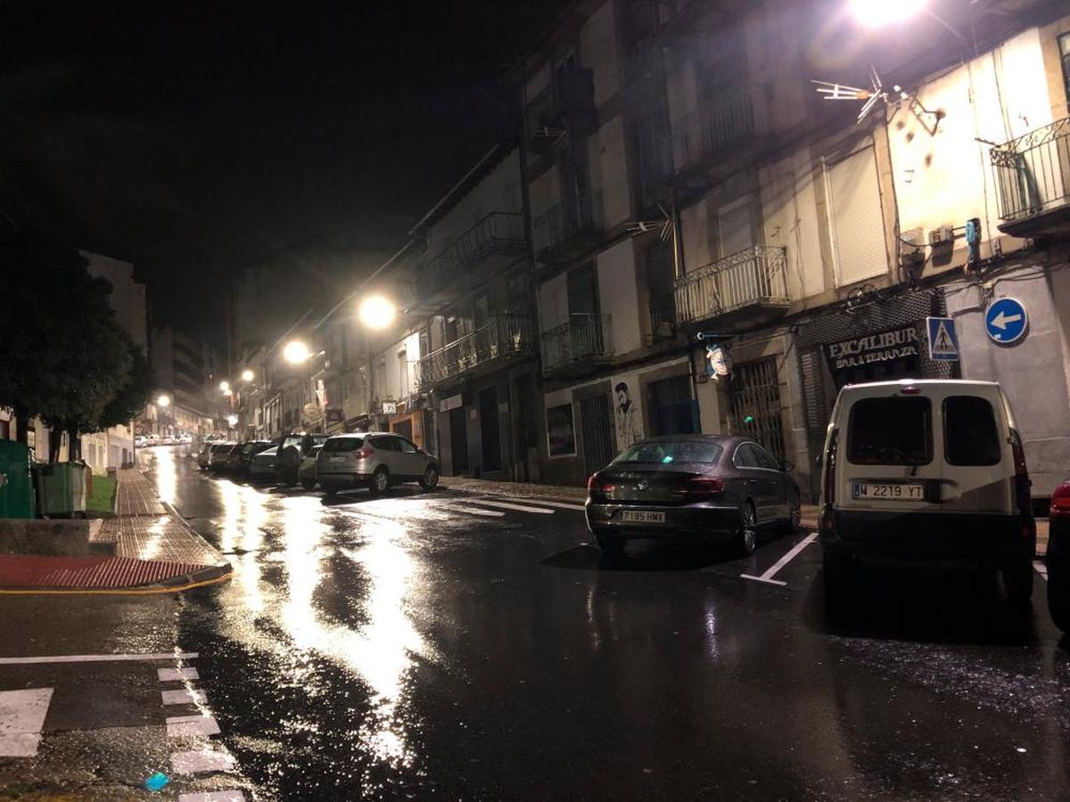 El suceso ocurrió en un pub de la calle Libertad de Béjar, en la foto