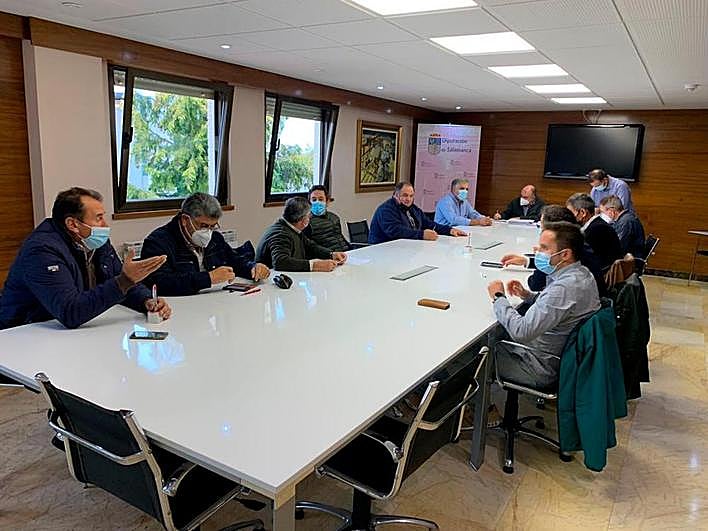 Mesa del cereal de la Lonja de Salamanca.