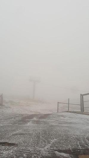 Primeras nevadas en La Covatilla.