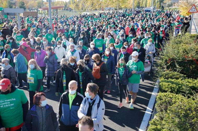 El recorrido ‘verde’ de la Marcha Contra el Cáncer.