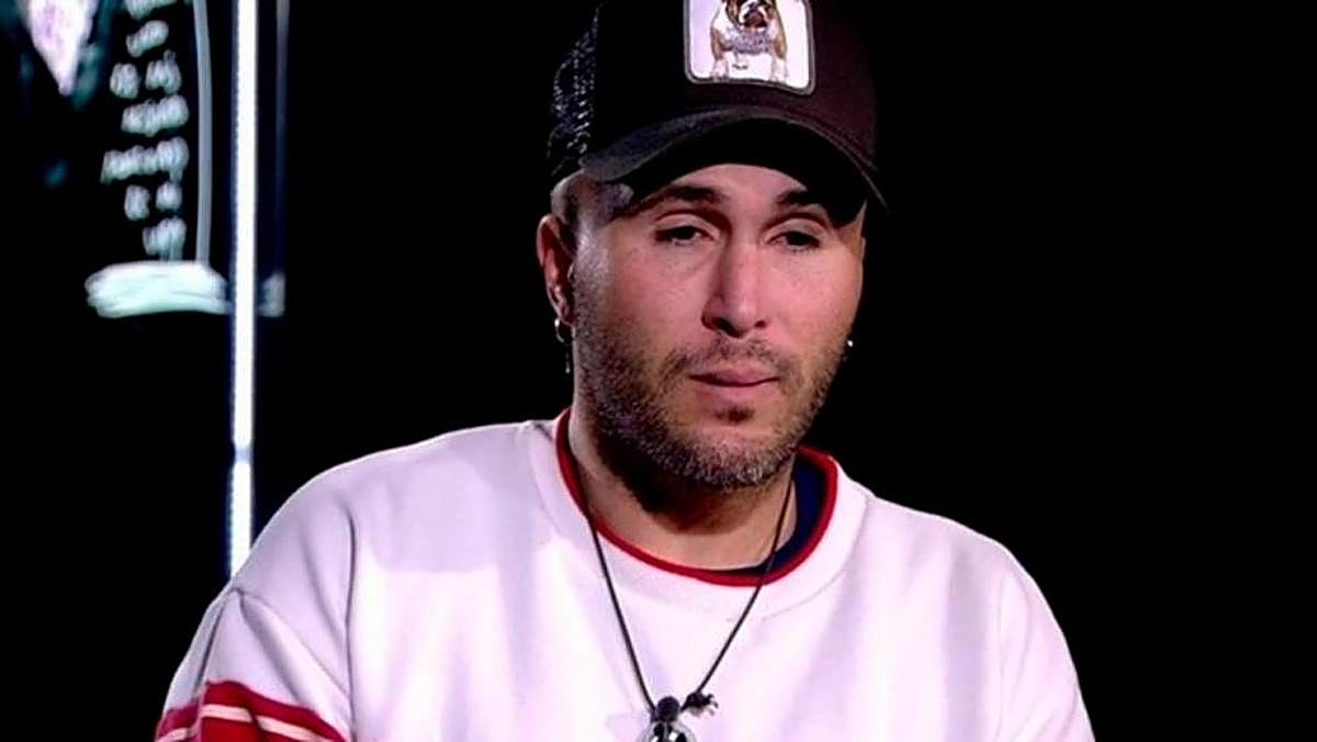 Kiko Rivera en un plató de televisión.