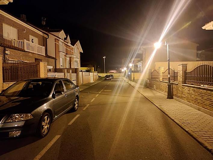 Calle donde se ha producido el asalto en Peñaranda.