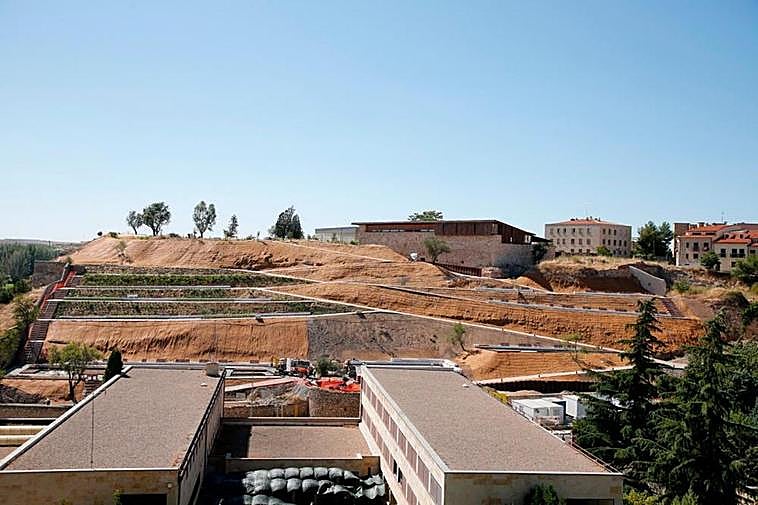 Los históricos bancales del Cerro de San Vicente.