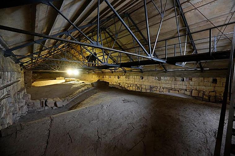 Bajocubierta de la nave central de la Catedral Nueva, por cuyas pasarelas podrán pasear los visitantes de Ieronimus el próximo año.