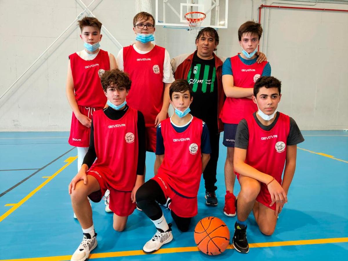 IES Senara cadete masculino baloncesto.