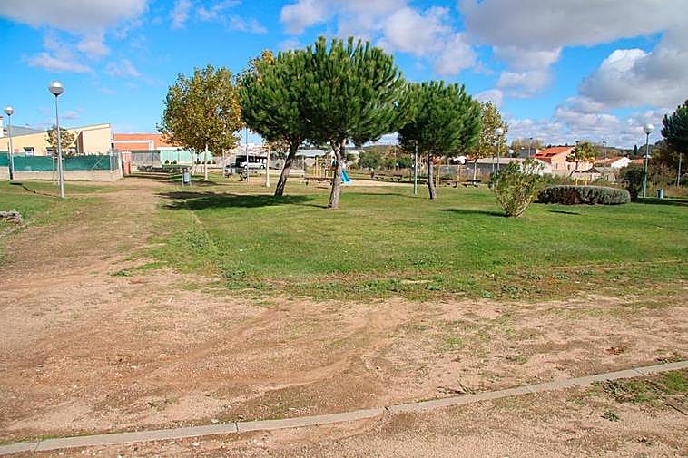 Parcela en la se construirá el nuevo colegio de Aldeatejada.