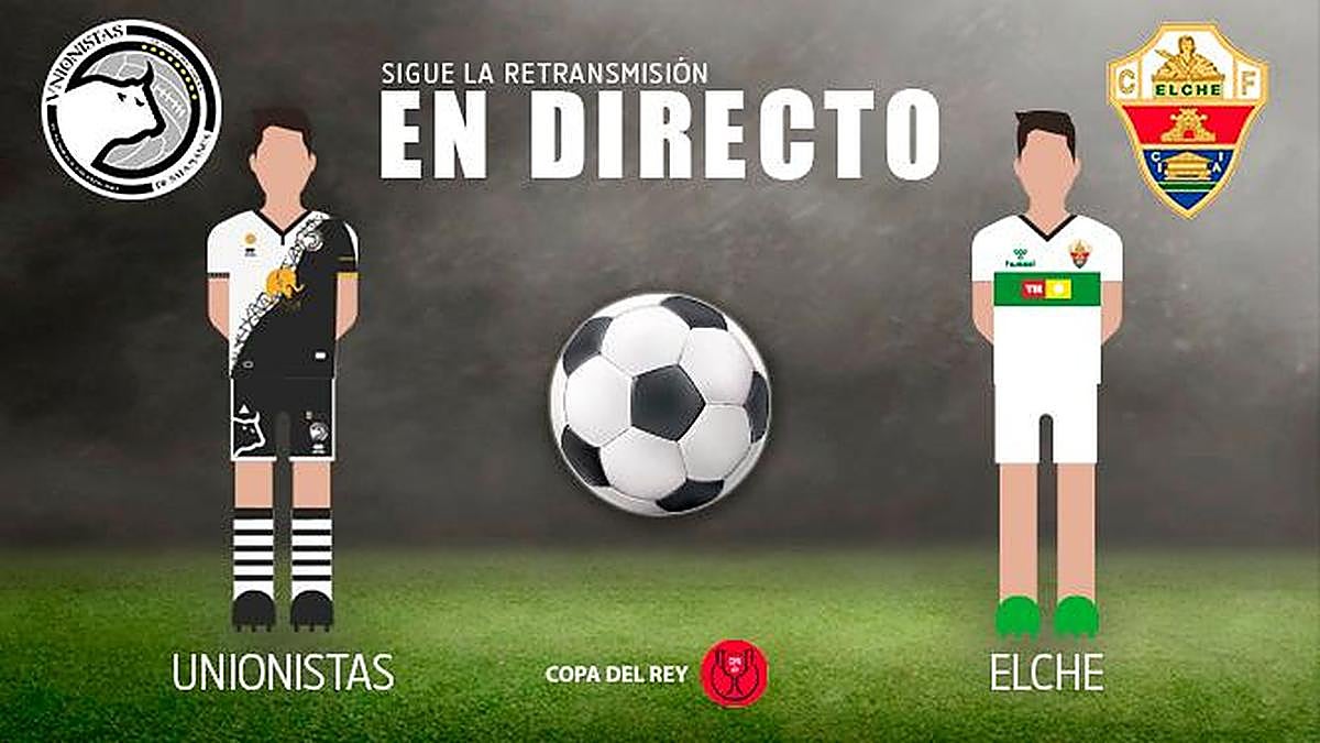 El Unionistas, eliminado de la Copa frente al Elche con un desgraciado tanto en el añadido (0-1)