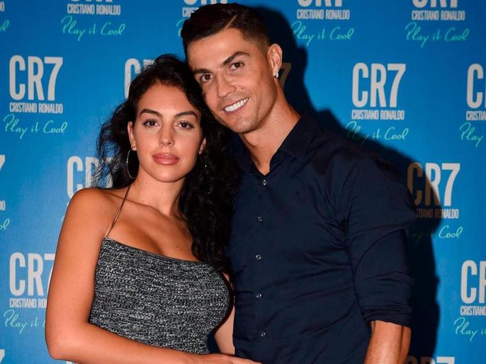 Georgina Rodríguez y Cristiano Ronaldo.