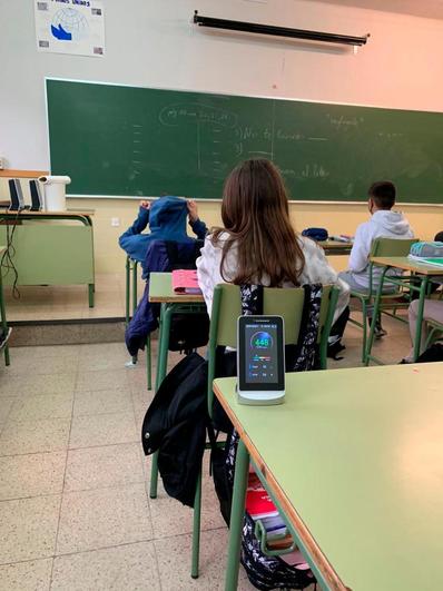 Las aulas confinadas caen a la mitad en un año a final del primer trimestre
