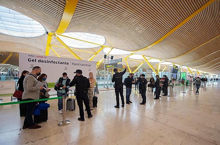 Dispositivo de control en Barajas