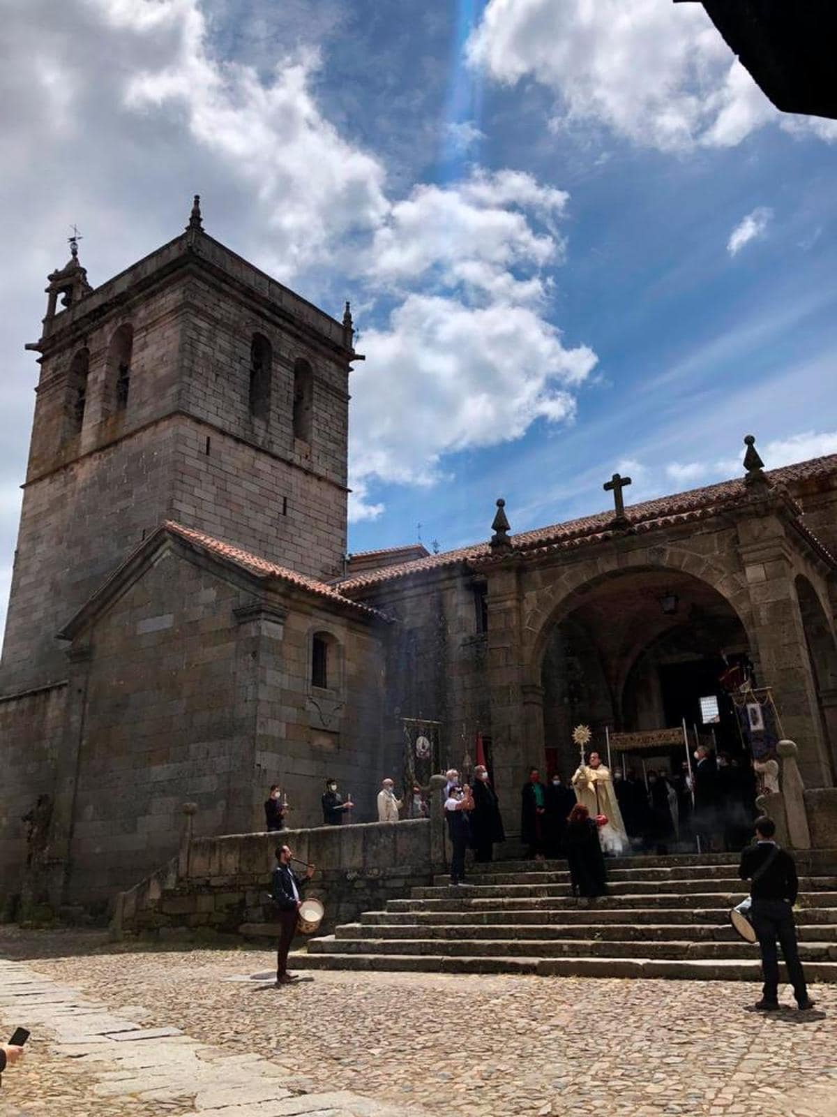 Plaza de la Iglesia en La Alberca