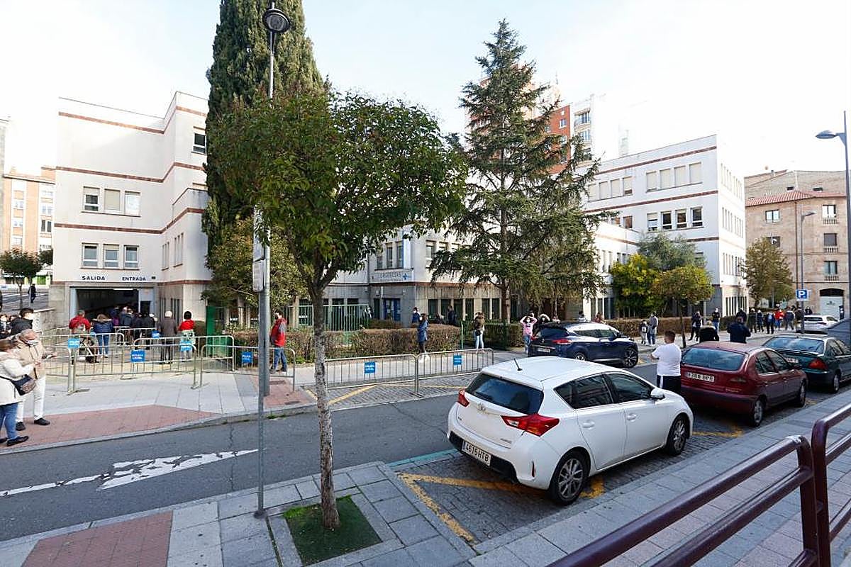 Colas en el cribado realizado en el centro de salud San Juan