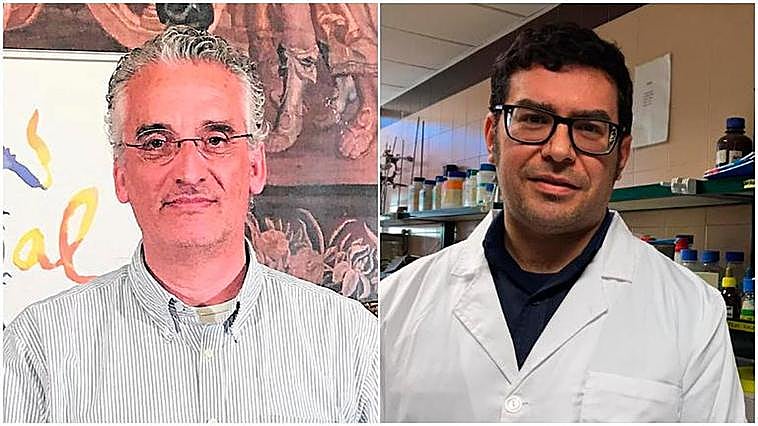 Los virólogos Luis Félix Valero y Estanislao Nistal