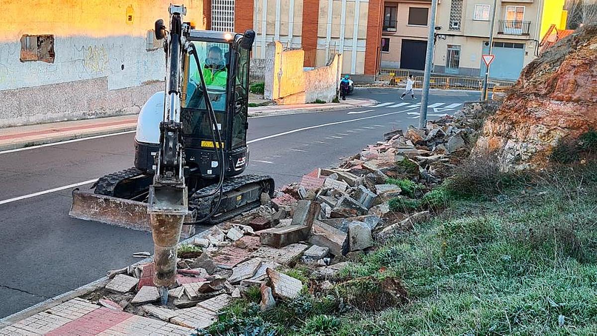 Inicio de las obras del nuevo carril bici.