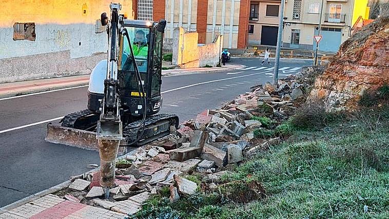 Inicio de las obras del nuevo carril bici.