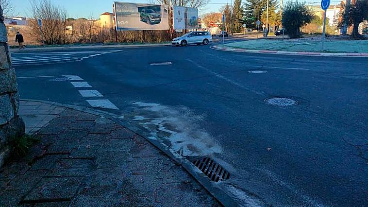 Lugar donde se ha producido el accidente.