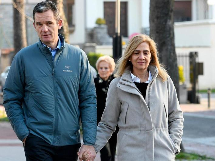 Iñaki Urdangarin y la infanta Cristina.