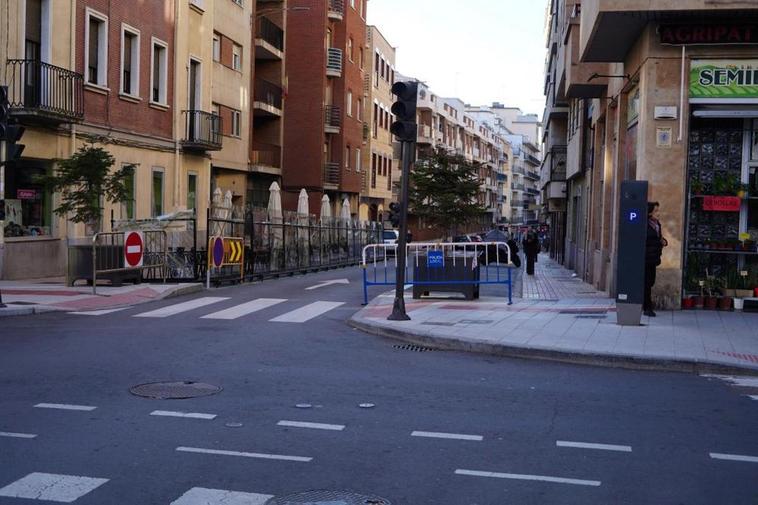 Zona de Van Dyck, donde han sido retiradas varias terrazas.