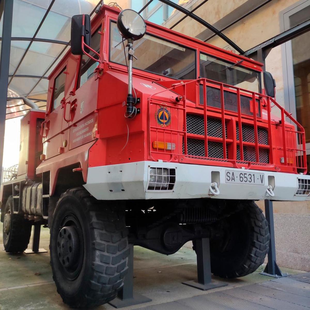 El camión Pegaso 3046/10 que se expone en el Museo de Automoción.