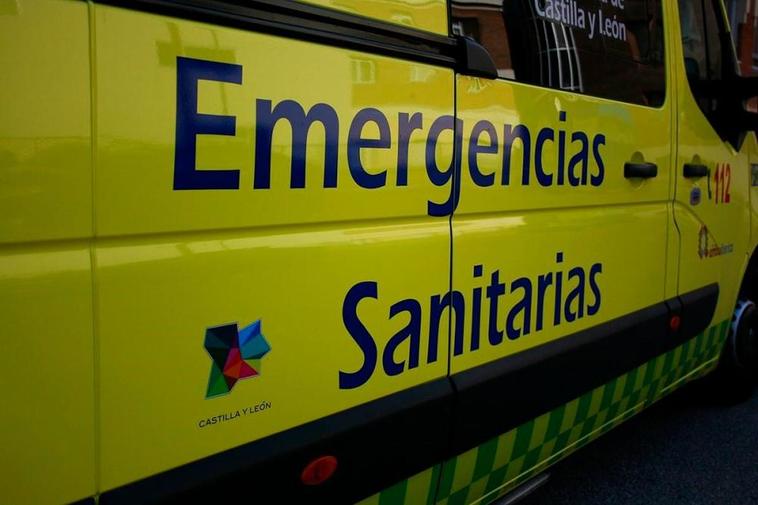 Una ambulancia de Emergencias.
