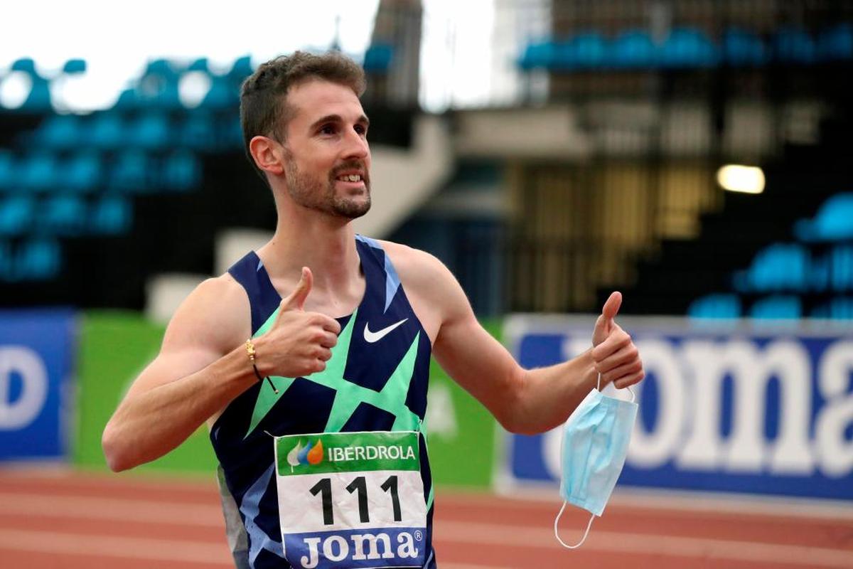 Álvaro de Arriba, tras ganar el oro el año pasado en Madrid.