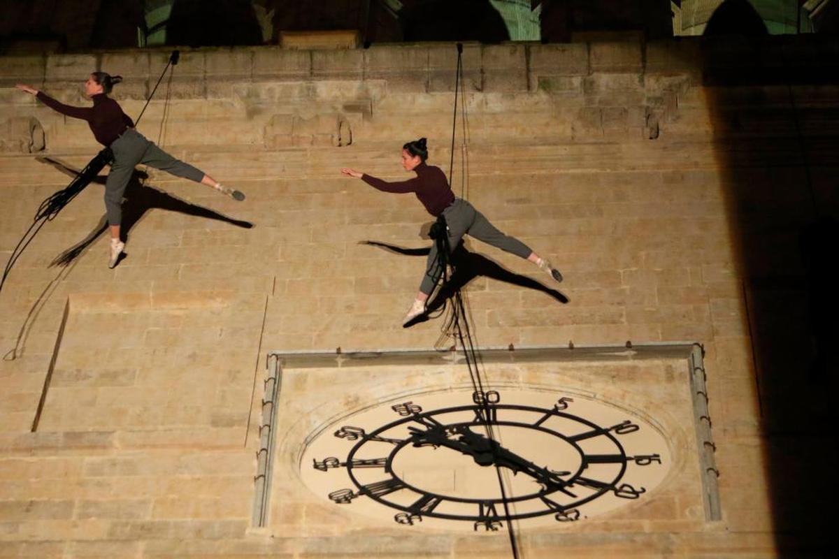 Danza en vertical con el FÁCYL en 2018 en la Catedral