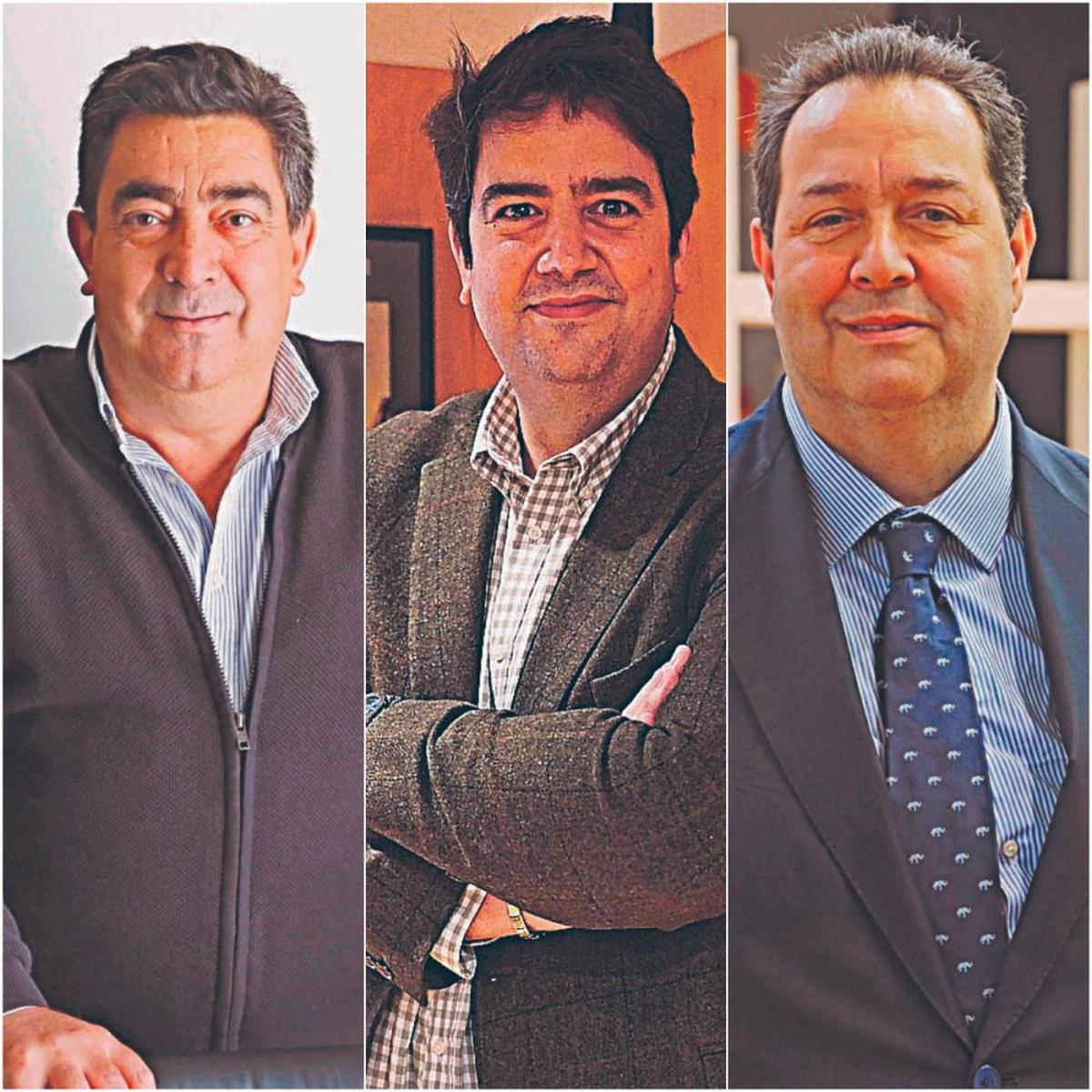 José Vicente Martín Galeano, Diego García y Benjamín Crespo