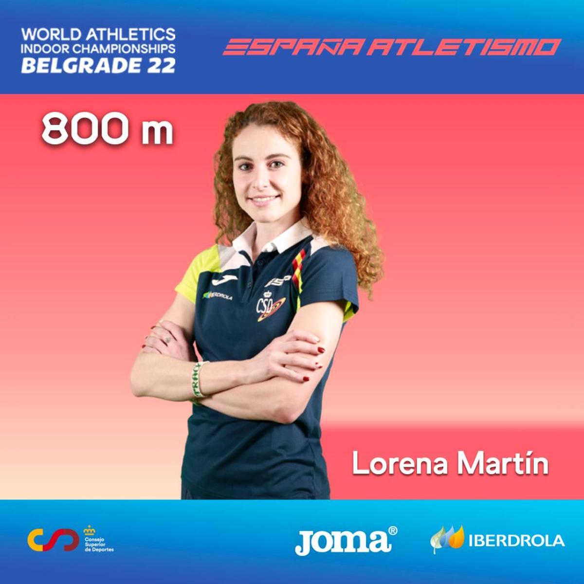 La atleta salmantina Lorena Martín