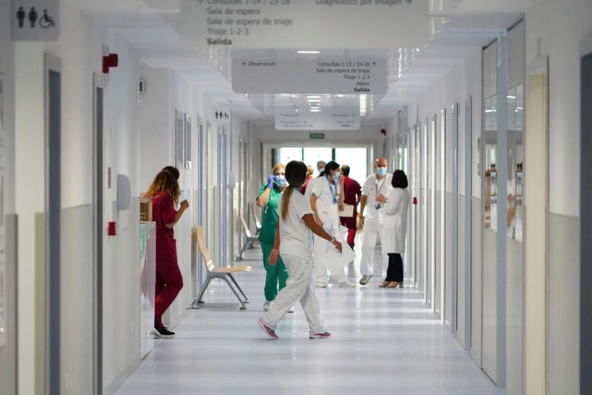 Actividad en las Urgencias del nuevo Hospital de Salamanca.