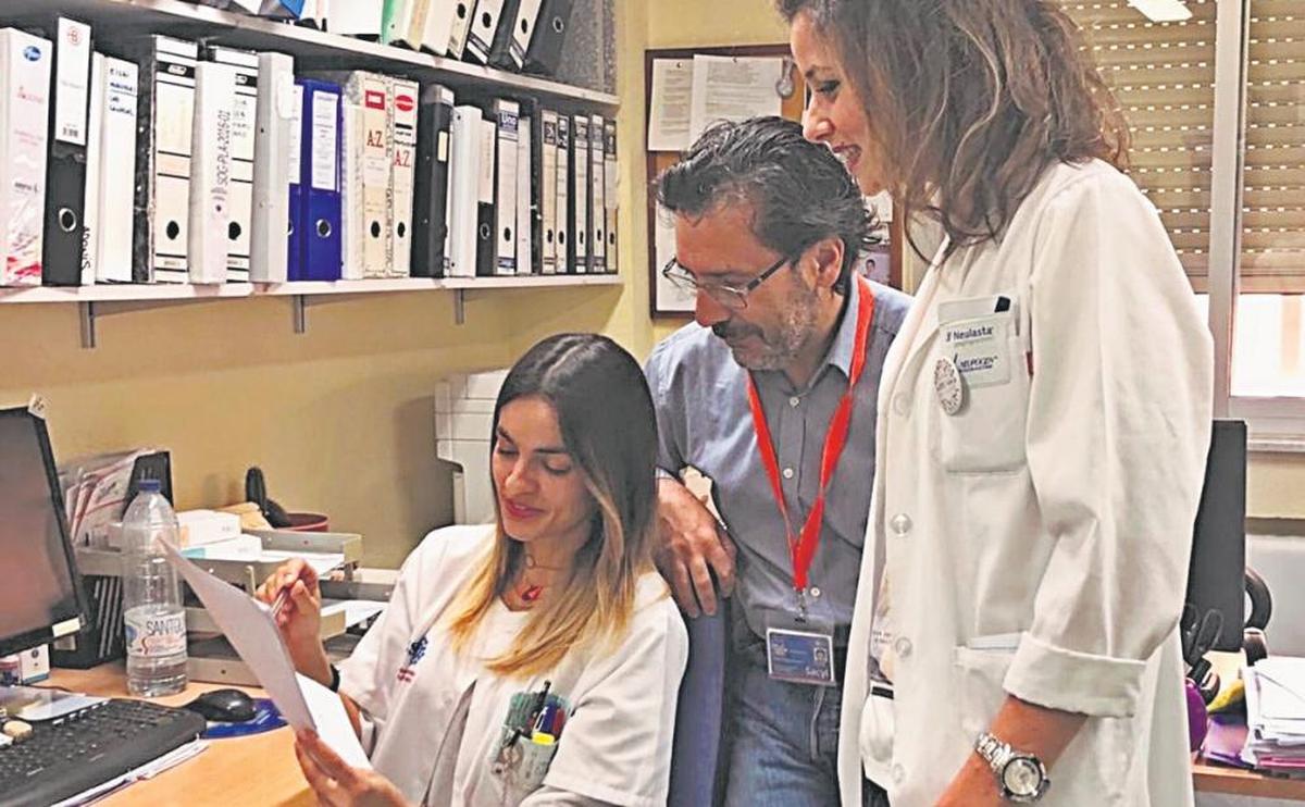 Profesionales de la Unidad de mama del Hospital de Salamanca, en imagen de archivo