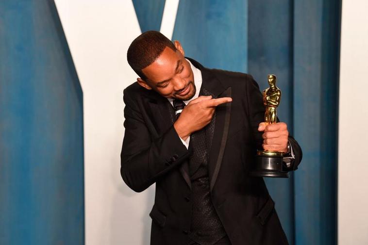 Will Smith celebra su premio Oscar