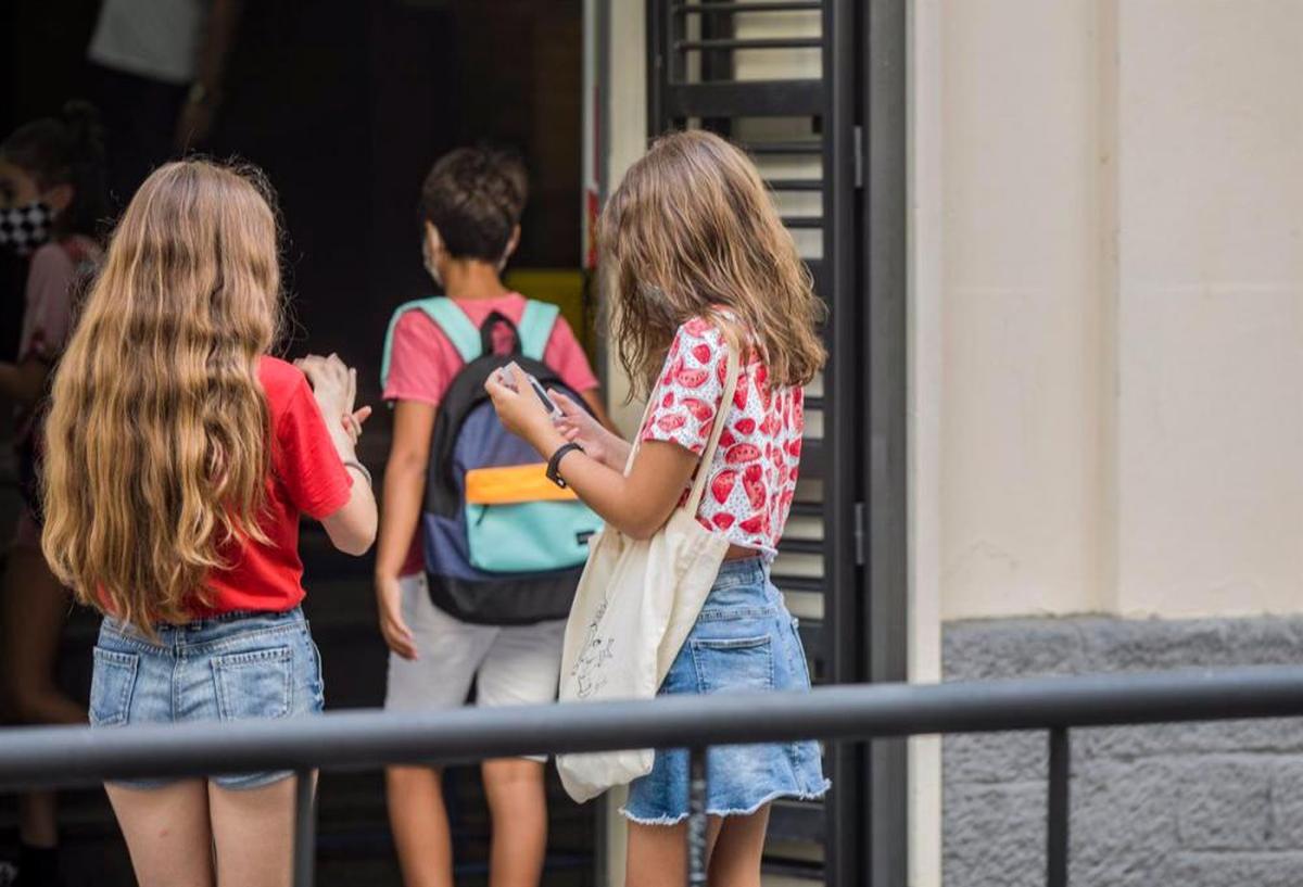 Alumnos de un Instituto  de Sevilla.