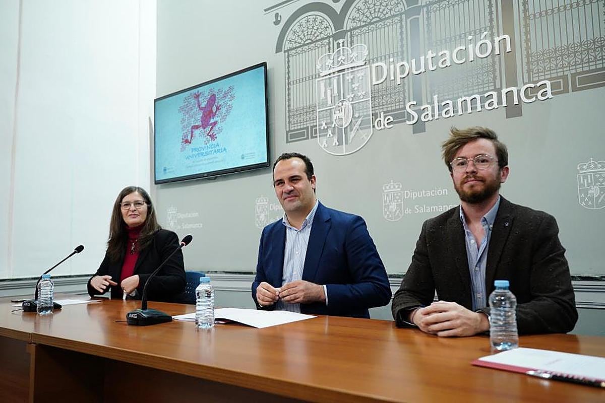 María José Rodríguez, David Mingo y Javier Rubio durante la presentación