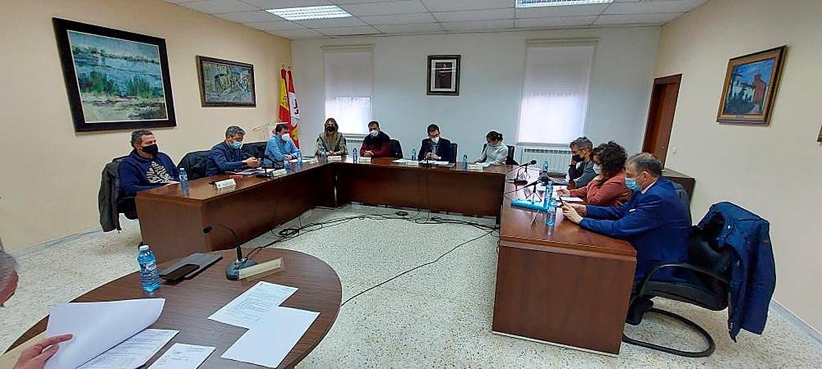 Momento de la sesión plenaria del Ayuntamiento de Cabrerizos