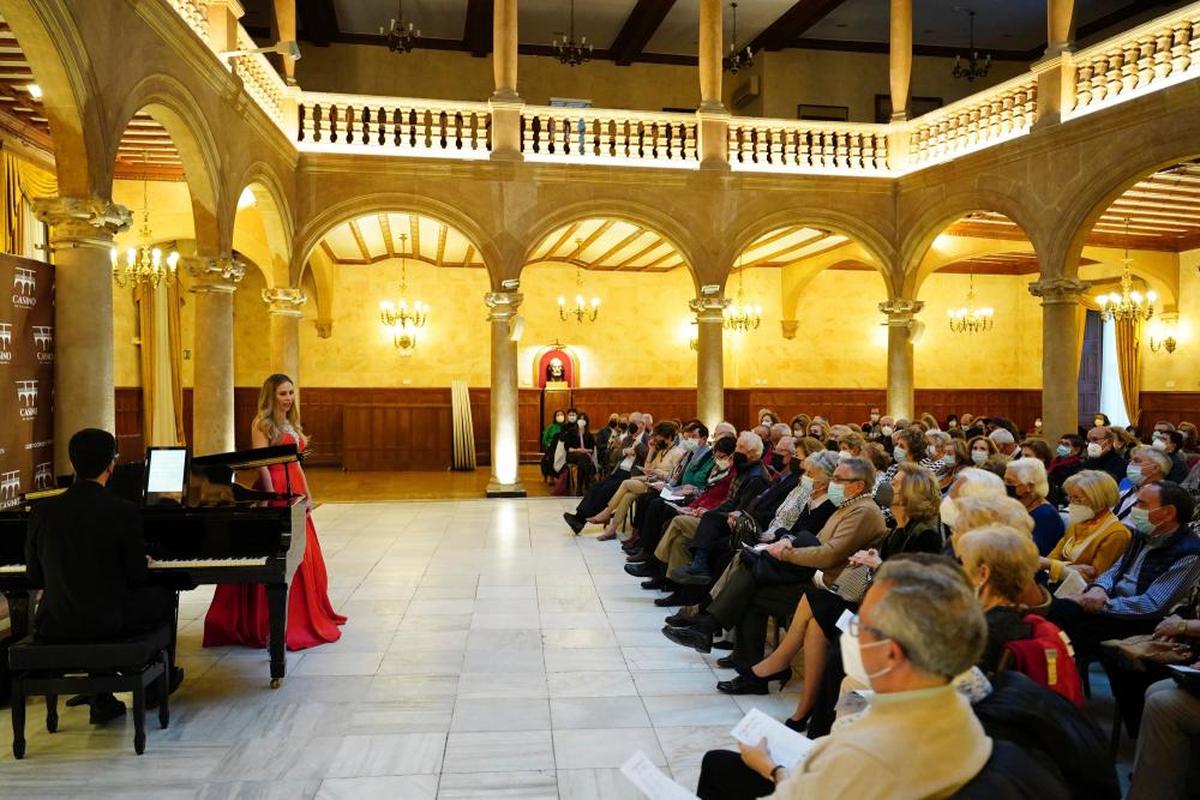 Una imagen del concierto de Rosanna Cooper y Juan Francisco Vicente