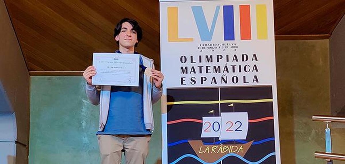Nicolás Maíllo, segundo clasificado en la Olimpiada Matemática Española