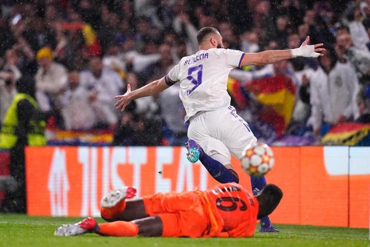 El Real Madrid firma otra gran noche de Champions para acariciar las semifinales (1-3)