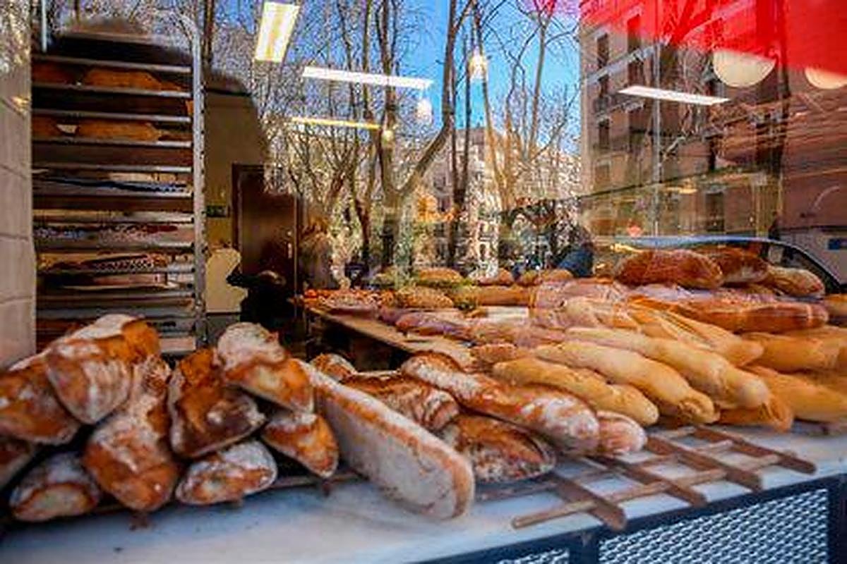 Una panadería madrileña.