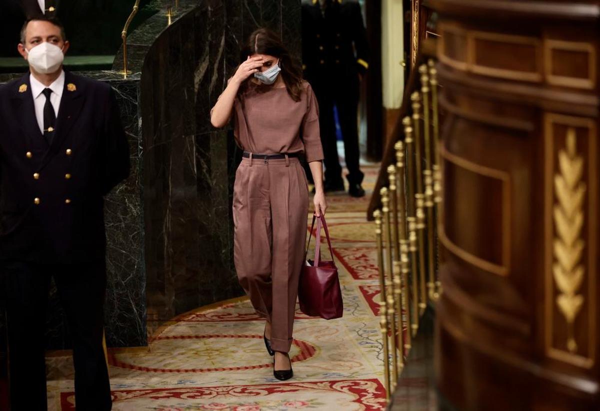 Irene Montero, en el Congreso de los Diputados.