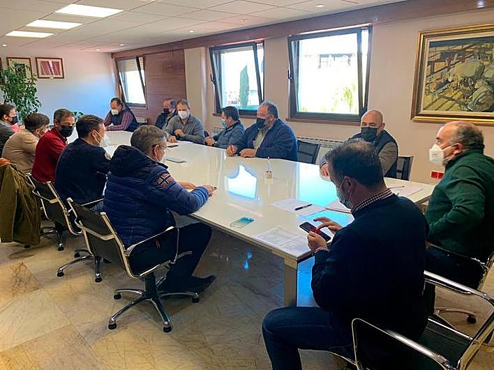 Mesa de cereal de la Lonja de Salamanca.