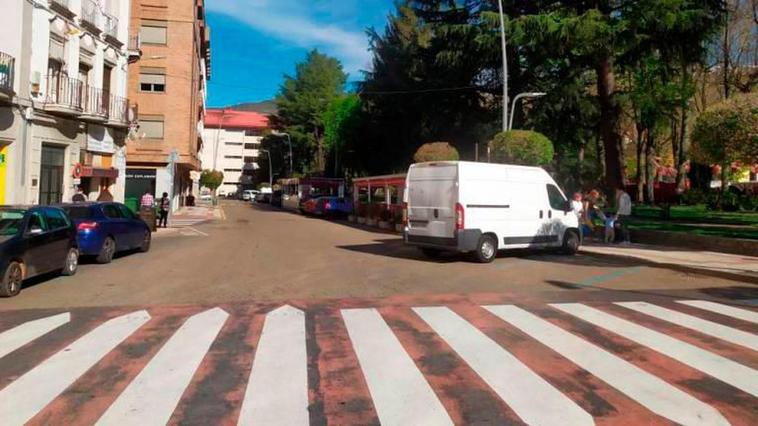 Los hechos tuvieron lugar en la calle Zúñiga Rodríguez de Béjar, en la fotografía