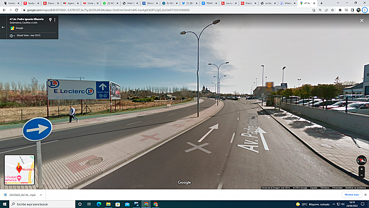 Lugar cercano a la fiesta donde la Policía realizó la intervención.