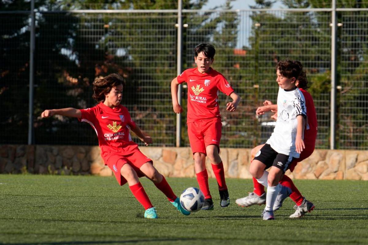 Las mejores imágenes de la vigésimo segunda jornada del fútbol base de Salamanca