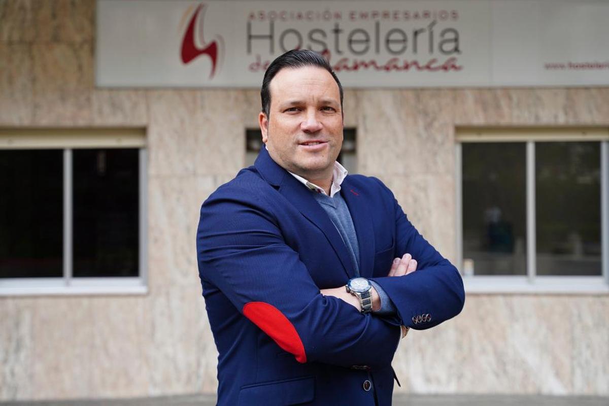 Jorge Moro en la toma de posesión como presidente de la Asociación Hostelera.