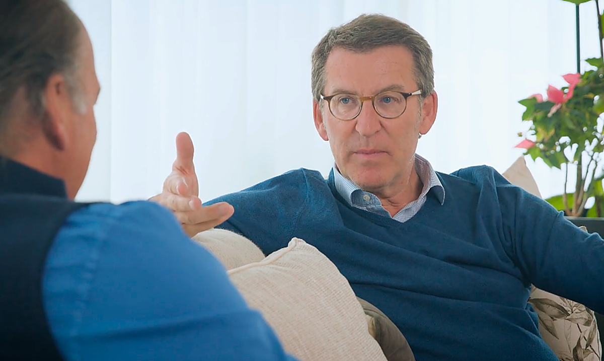 Núñez Feijóo, en el programa de Bertín Osborne